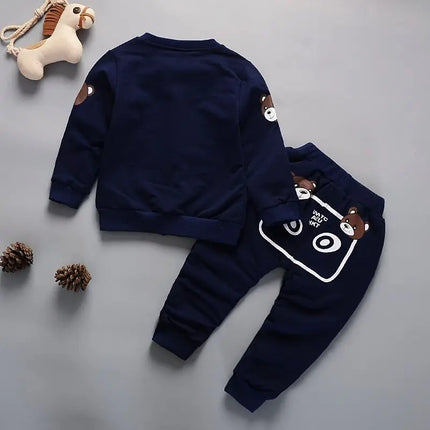 Newborn Kids Clothes Baby Boy Fashion Clothing Set 3PCS Tracksuit Autumn Spring Costume Toddler Children Outfits 1 2 3 4 Years HEBDO STORE