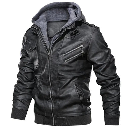 Men's Leather Jackets Autumn hiver HEBDO