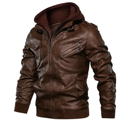 Men's Leather Jackets Autumn hiver HEBDO