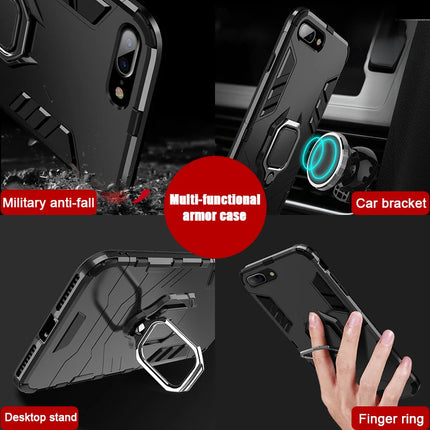 KEYSION Shockproof Armor Case For iPhone XR iPhone X Xs Xs Max Stand Holder Car Ring Phone Cover for iPhone 6 6S 6PLUS 7 8 plus HEBDO STORE