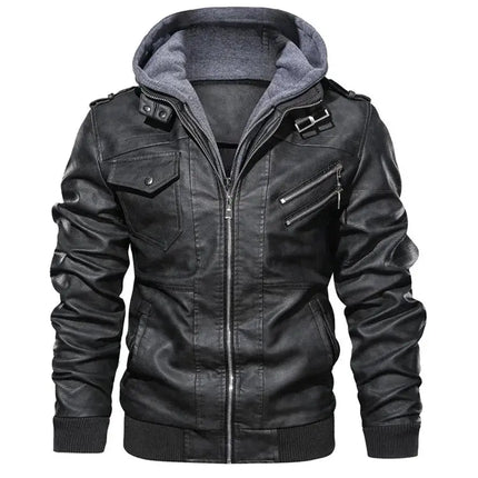 Men's Leather Jackets Autumn hiver HEBDO