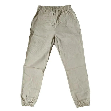 New Casual Solid Pants Full Length Cargo Pants Men Drawstring Joggers HEBDO