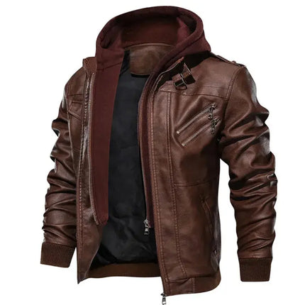 Men's Leather Jackets Autumn hiver HEBDO