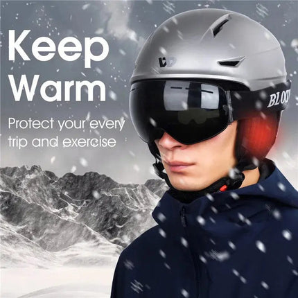 WEST BIKING Winter Warm Cycling Helmet Adjustable Motorcycle Electric Bike Safety Cap Men Women Ski Snowboard Bicycle Helmet HEBDO STORE