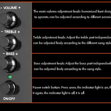 USB Subwoofer Speaker System, Wired Computer Speakers Great USB For DJ Music, Movies, Gaming, And Multimedia Laptops Computer HEBDO