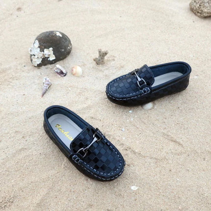 Boys Girls Shoes Moccasins Soft Kids Loafers Children Flats Casual Boat Shoes Children's Wedding Leather Shoes autumn Fashion HEBDO STORE