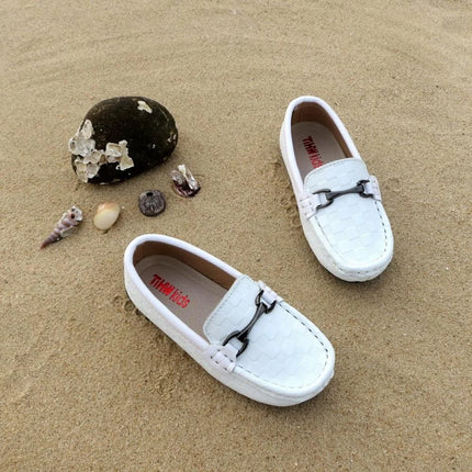 Boys Girls Shoes Moccasins Soft Kids Loafers Children Flats Casual Boat Shoes Children's Wedding Leather Shoes autumn Fashion HEBDO STORE