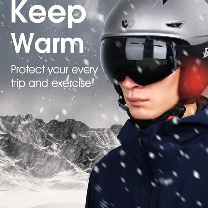 WEST BIKING Winter Warm Cycling Helmet Adjustable Motorcycle Electric Bike Safety Cap Men Women Ski Snowboard Bicycle Helmet HEBDO STORE