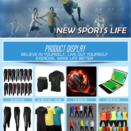 Professional goalkeeper armor uniforms football goalkeeper jerseys thicken EVA sponge elbow goalkeeper sports uniforms HEBDO STORE