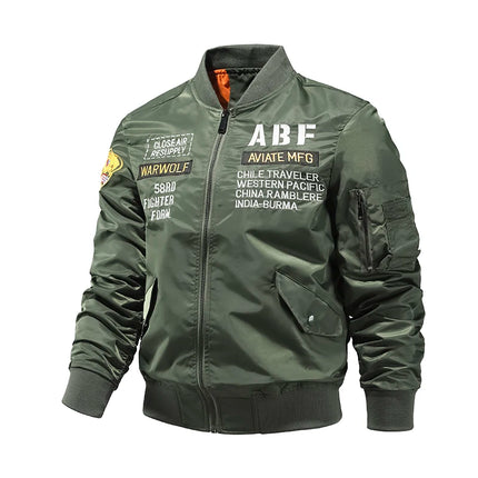 MA1 Bomber Astronaut Jacket Coat Men 2021 New Spring Autumn Fashion Casual Baseball Jacket Men Army Tactics Military Jacket Men HEBDO STORE