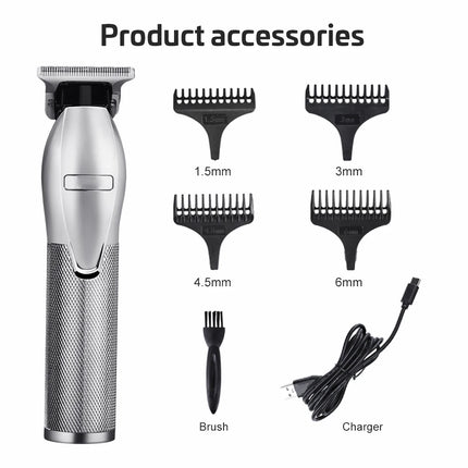 Professional T-shape Hair Clipper for Barber Men's Shaving Hair Trimmer Grooming Tools Rechargeable Electric Haircut Shaver HEBDO STORE