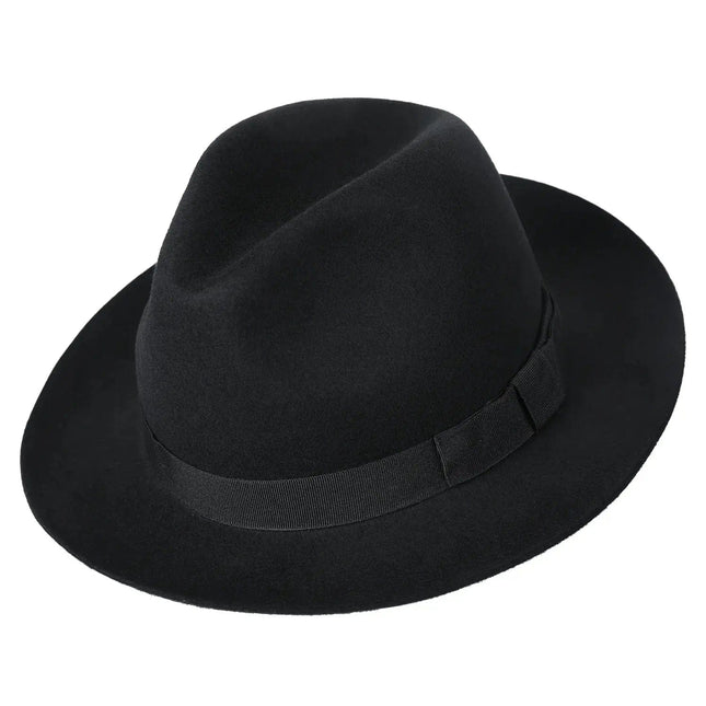 X4042  Neutral Wool Jazz Hat Hood Men's Wool Felt Cap Dome Top Short Brim Wool Fedora Hat Wedding Hats for Women Church Caps - Premium  from FRANTZDOL STORE  - Just $45! Shop now at FRANTZDOL STORE 