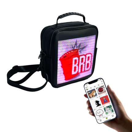 Square Led Backpack Men's And Women's Outdoor Mobile Advertising HEBDO STORE