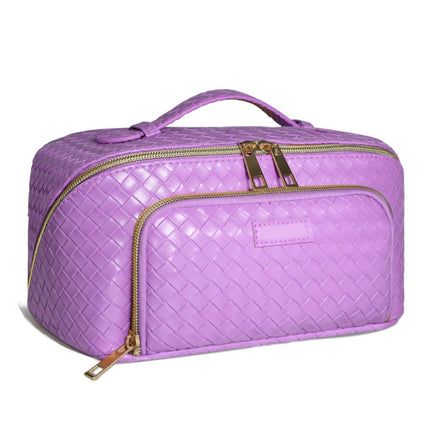 Sac cosmétique de grande capacité, étui de rangement de maquillage étanche portable pour femmes, multifonction, salle de bain, articles de toilette, pochette HEBDO STORE