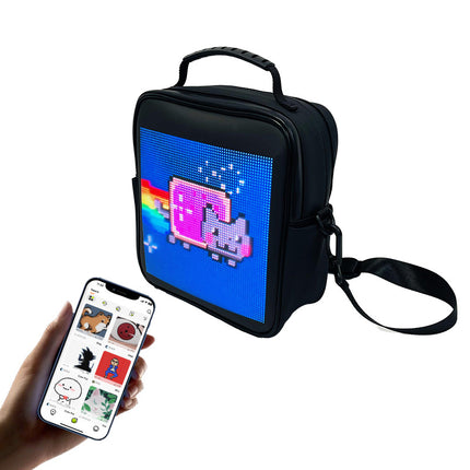 Square Led Backpack Men's And Women's Outdoor Mobile Advertising HEBDO STORE