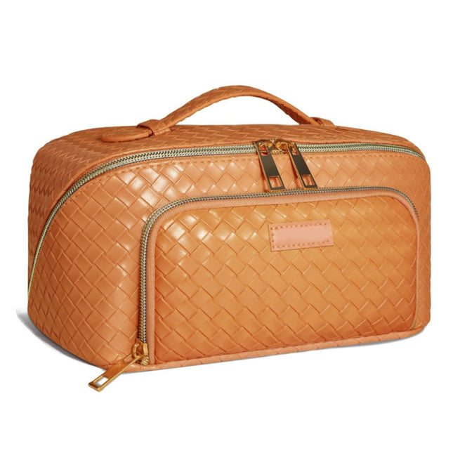 Sac cosmétique de grande capacité, étui de rangement de maquillage étanche portable pour femmes, multifonction, salle de bain, articles de toilette, pochette HEBDO STORE