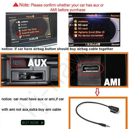 Car Stereo Android Auto Wireless Carplay 8 Core 12.3" For Audi Q5 2009-2016 RHD WIFI 4G SIM Split Screen BT GPS Navi Multimedia HEBDO