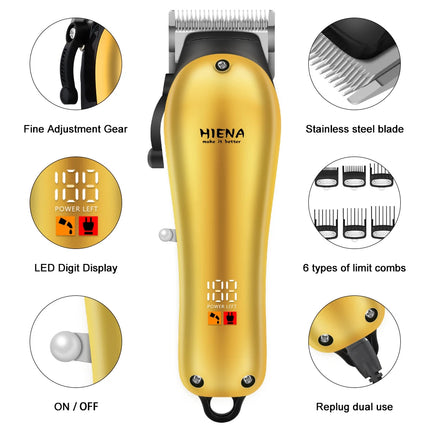 HIENA Hair cutting machine Hair clipper haircut machine trimmer for men shaving machine Professional hair clipper HEBDO STORE