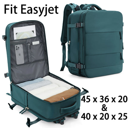 Easyjet Cabin Bag 45x36x20 Backpack, 40x20x25 Ryanair Carry-Ons, Women/Men Aeroplane Travel Backpack, Cabin Size Laptop Backpack HEBDO STORE