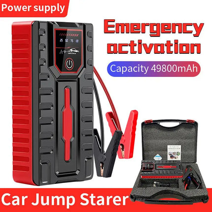 Portable Car Battery Booster Charger Starting Device 49800MAH 12V Auto Emergency Start-up Powerbank Car Jump Starter Power Bank Hebdo Store