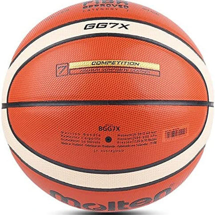 Indoor Outdoor Basketball FIBA Approved Size 7  PU Leather Match Training Men Women Basketball baloncesto Hebdo Store