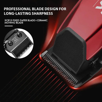 WMARK NG-125 Professional Electric Hair Clippers 7500RPM Rotating Motor Oil Head Barber Shop Trimmer for Man Blade 5 Adjustments HEBDO STORE