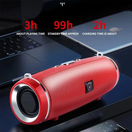 200W Portable Bluetooth Speaker IPX7 Waterproof Outdoor HIFI Pillar Speaker Subwoofer Stereo Speaker FM Radio TF Boom Box HEBDO STORE