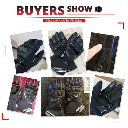 Motorcycle Gloves Windproof Waterproof Winter HEBDO