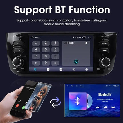 JMCQ 2 Din Android 12 Car Stereo Radio Multimedia For Fiat Linea Punto evo 2012-2015 Video Player 2Din Navigation GPS Carplay - Premium  from FRANTZDOL STORE  - Just $215! Shop now at FRANTZDOL STORE 