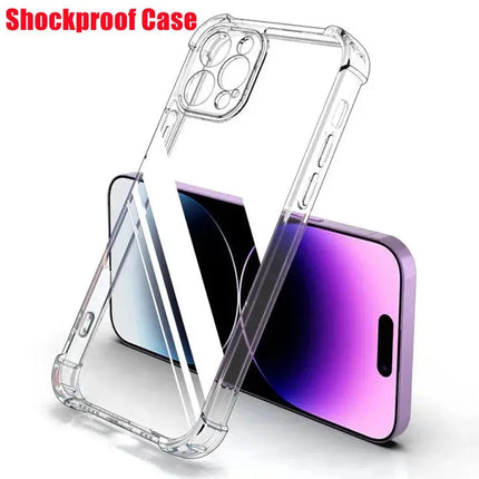 Silicone Shockproof Phone Case for IPhone 13 14 Pro Max 12 Mini 8 7 Plus Back Case Camera Protection for IPhone 11 PRO XS MAX X - Premium  from FRANTZDOL STORE  - Just $19.99! Shop now at FRANTZDOL STORE 