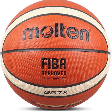 Indoor Outdoor Basketball FIBA Approved Size 7  PU Leather Match Training Men Women Basketball baloncesto Hebdo Store