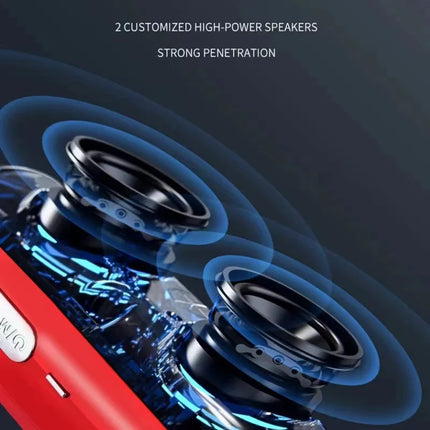 200W Portable Bluetooth Speaker IPX7 Waterproof Outdoor HIFI Pillar Speaker Subwoofer Stereo Speaker FM Radio TF Boom Box HEBDO STORE