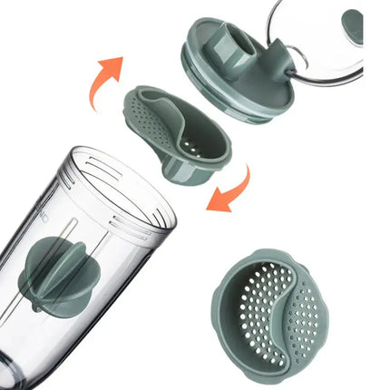 Body-building Protein Powder Shake Cup Leakage-proof Portable Anti-falling Water Bottle Sports Plastic Cup Hebdo Store