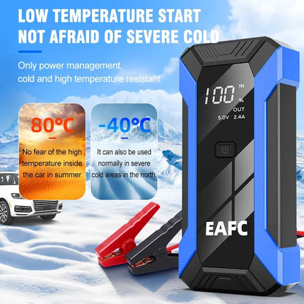 Super Capacitor Car Jump Starter 2000A/1200A Car Booster Device Portable Battery Starters Charger Starting for Emergency Device HEBDO STORE