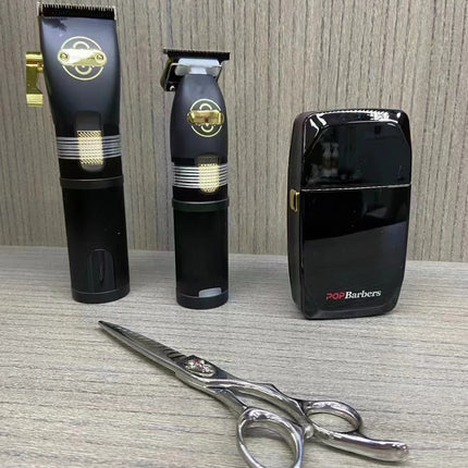 Pop Barbers Black Golden P800 P700 P600 Kit Hair Clipper Hair Trimmer for Men Professional Finishing Hair Cutting Machine HEBDO STORE