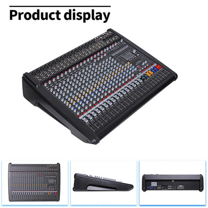 CMS1600-3 48V Phantom Audio Mixer Console Professional 16 Channel Compact Mixing Desk System For Stage Church Studio HEBDO STORE