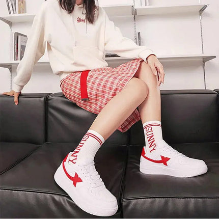 Women Men Skateboarding Shoes Non-Slip Casual White Couple Skate Sneakers Male Female Luxury Brand Shoes 881219319851 FRANTZDOL STORE