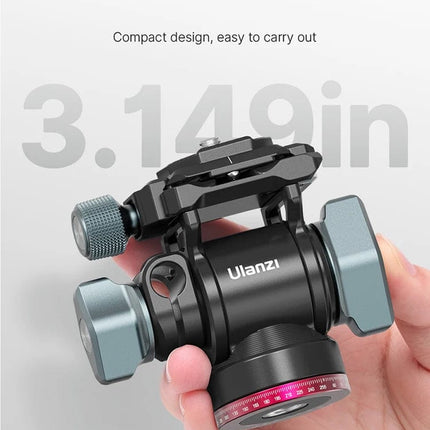 Ulanzi U-190 U190 Panoramic Tripod Head Hydraulic Fluid Video Damping Head For Tripod Monopod DSLR Camera Holder Stand Mobile HEBDO STORE