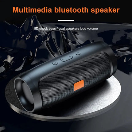 Bluetooth Speaker Dual Speaker Stereo Outdoor Tfusb Playback Fm Voice Broadcasting Portable Subwoofer 50 Wireless Speaker HEBDO STORE