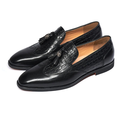 Men formal shoes original cuir HEBDO STORE