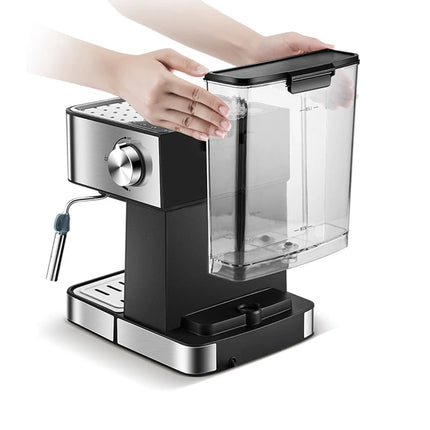 Cikuso 20 Bar Steam Milk Froth Coffee Maker Espresso Machin Electric Machine Fancy Coffee Cappuccino Milk Foam Maker Cappuccino HEBDO STORE