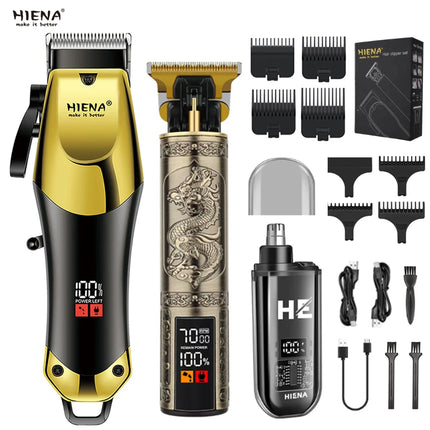 HIENA Hair cutting machine professional barber machines electric shaver Beard hair clipper machine man trimmer for men tool set HEBDO STORE