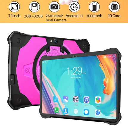 Android11 Tablet Infantil 8inch 64GB Storage WiFi Bluetooth GPS HD Screen Google Tableta for Kids Learning Toys Educational Gift HEBDO STORE