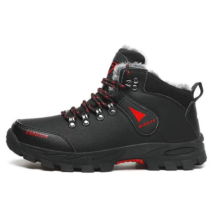 Outdoor Hiking Boots Men Waterproof Snow Boots With Fur Plus Size 39-47 - Premium  from FRANTZDOL STORE  - Just $42.05! Shop now at FRANTZDOL STORE 