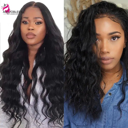 Natural Wave Lace Front Wig 4c Edges Baby Hair Glueless Wig Human Hair Ready To Wear Virgin 13x4 Lace Front Human Hair Wigs HEBDO STORE