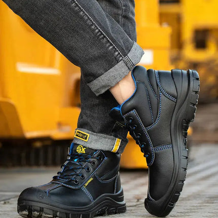 Safety Shoes Boots Man Steel Toe Cap for Work  Work Wear  Industrial Boots Man Protection for the Feet Waterproof HEBDO STORE