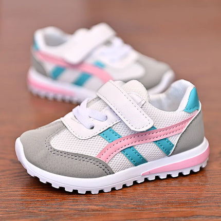 Children's Popular Outdoor Sports Shoes Children Breathable Mesh Running Shoes Baby Comfortable Sports Shoes Boys Casual Sneaker HEBDO STORE