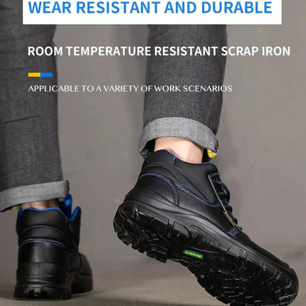 Safety Shoes Boots Man Steel Toe Cap for Work  Work Wear  Industrial Boots Man Protection for the Feet Waterproof HEBDO STORE