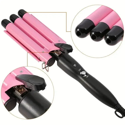 1pc Chicken rolls stick instant noodle head three tube curler small wavy curler big curler perm HEBDO STORE