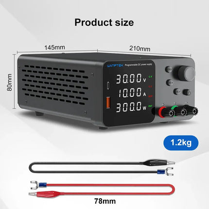 Wanptek Laboratory DC Power Supply Adjustable 30V 10A 60V 5A For Phone Repair Charge the Battery Lab Bench Power Supplies HEBDO